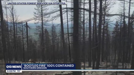 Bootleg Fire 100% contained