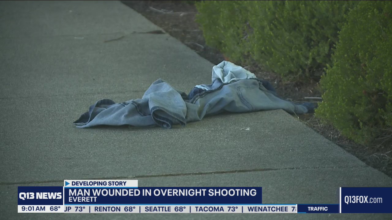 Man wounded in overnight shooting in Everett