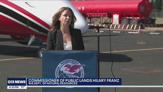 Hilary Franz announces new temporary airbase to help battle wildfires