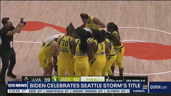 Biden celebrates Seattle Storm's 2020 WNBA championship