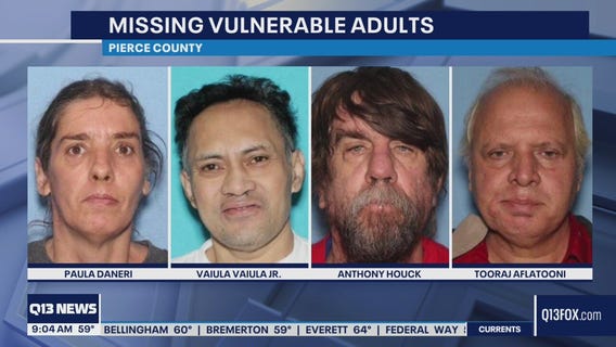 Search continues for 4 missing vulnerable adults in Washington