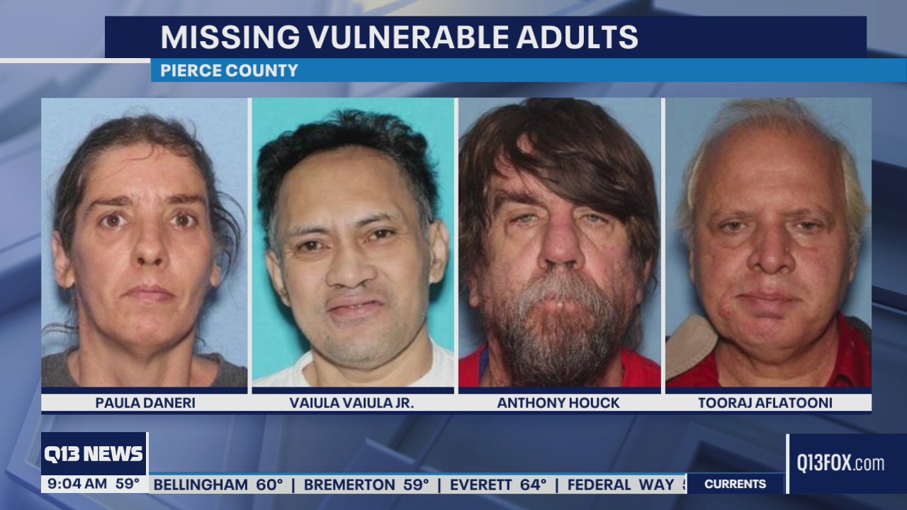Search continues for 4 missing vulnerable adults in Washington