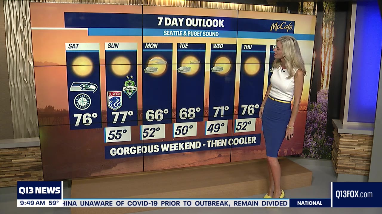 Warm weekend in Western Washington