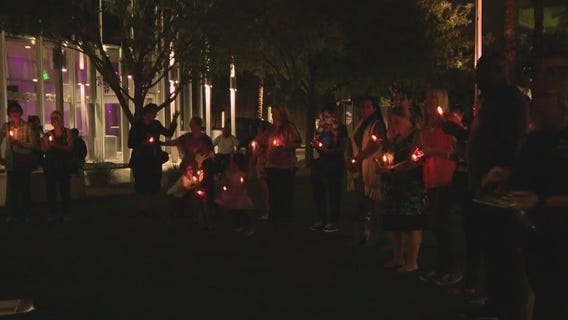 Vigil in Chandler for domestic violence awareness
