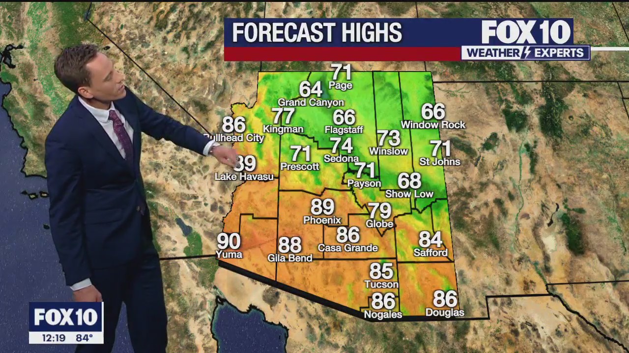 Noon Weather Forecast - 10/3/23
