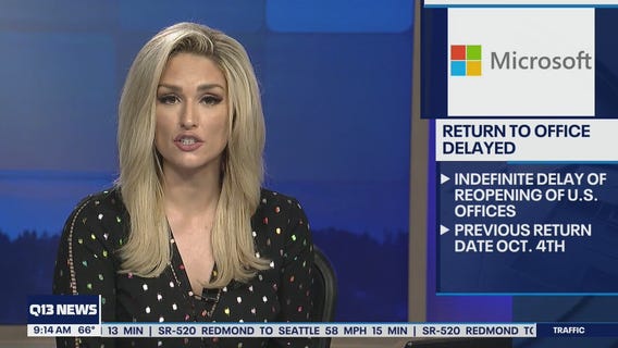 Microsoft return to U.S. offices delayed indefinitely