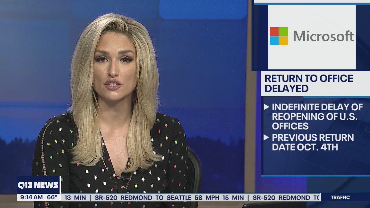 Microsoft return to U.S. offices delayed indefinitely