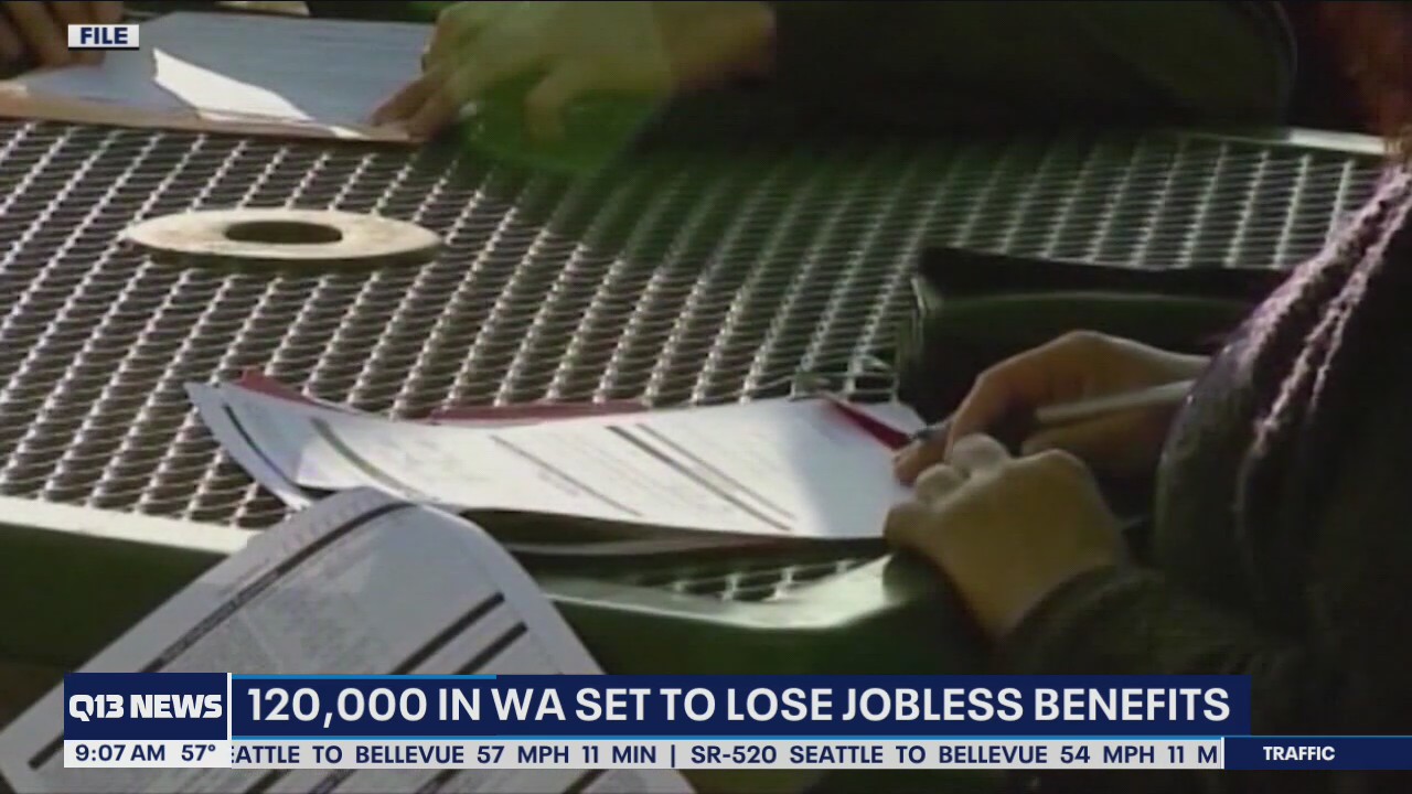 120,000 in Washington set to lose jobless benefits