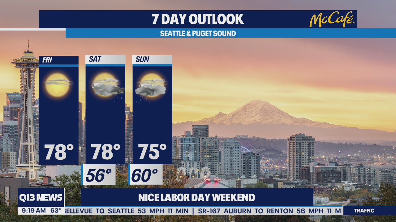 Nice Labor Day weekend weather in Washington