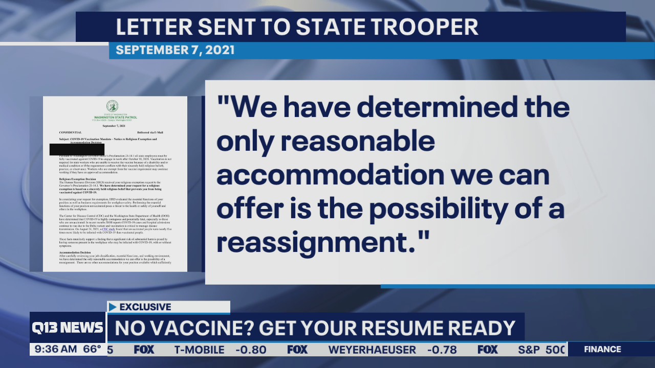 Religious exemption not enough to save jobs as vaccine mandate looms