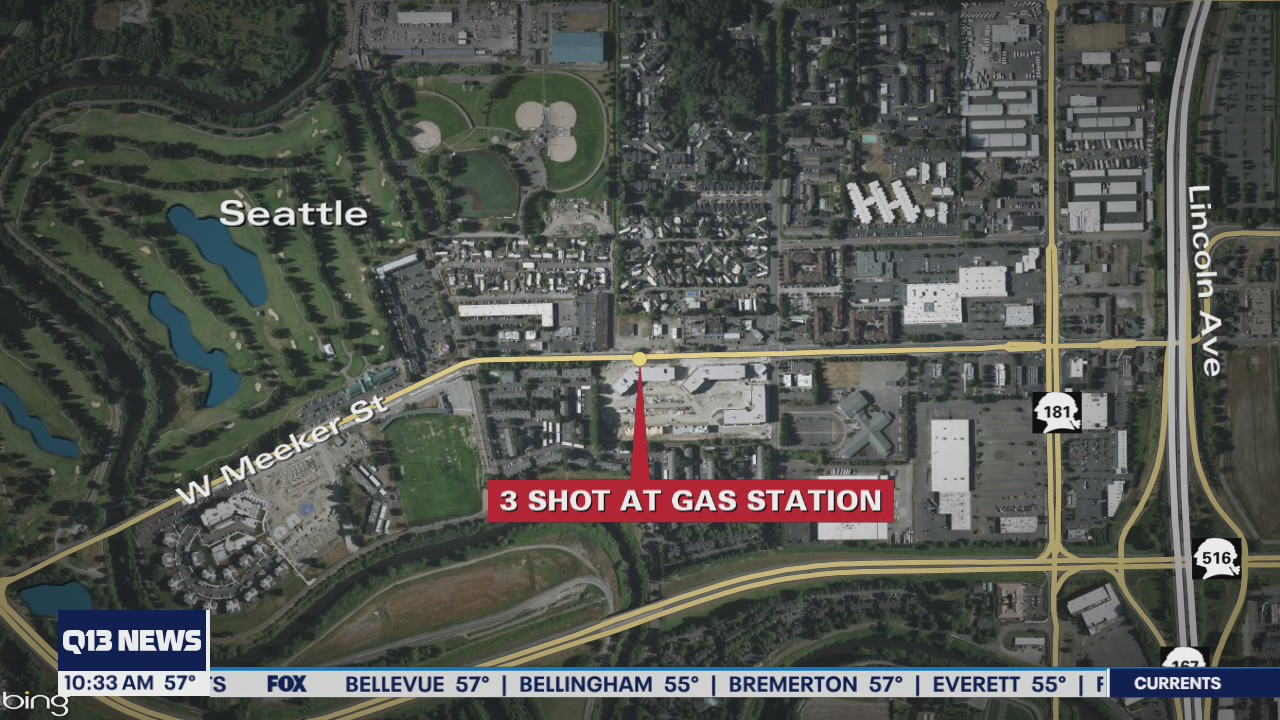 1 dead, 2 injured in shooting at Kent gas station