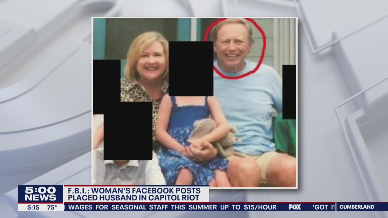 Woman?s Facebook post places husband at Capitol riot, FBI says