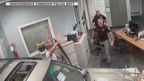 Man plows into PD station blasting Guns N' Roses song