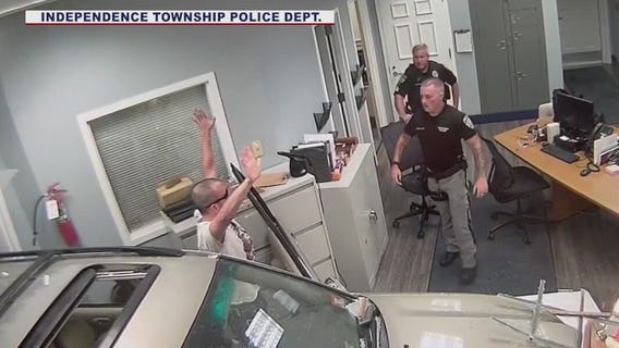 Man plows into PD station blasting Guns N' Roses song