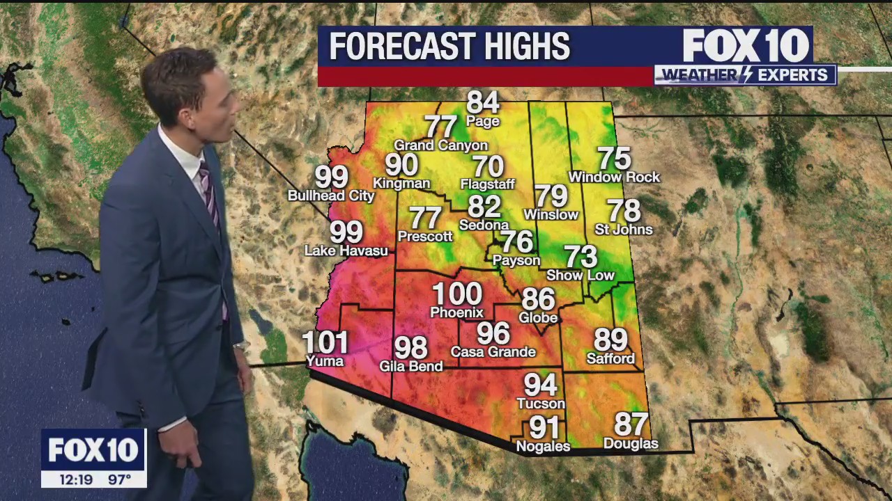 Noon Weather Forecast - 10/9/23