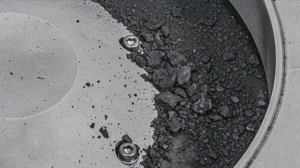 Sample collected from asteroid Bennu unveiled