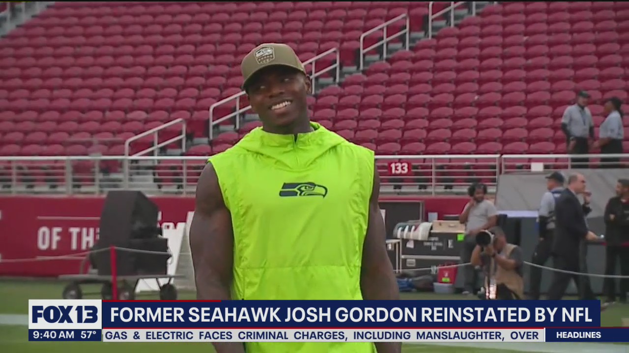 Former Seahawk Josh Gordon reinstated by NFL