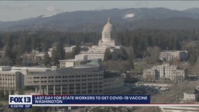 Last day for Washington state workers to get COVID vaccine