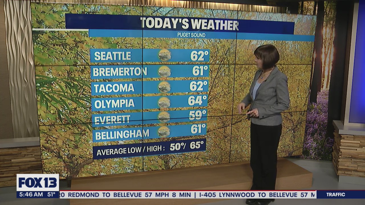 Chilly, cloudy Monday morning