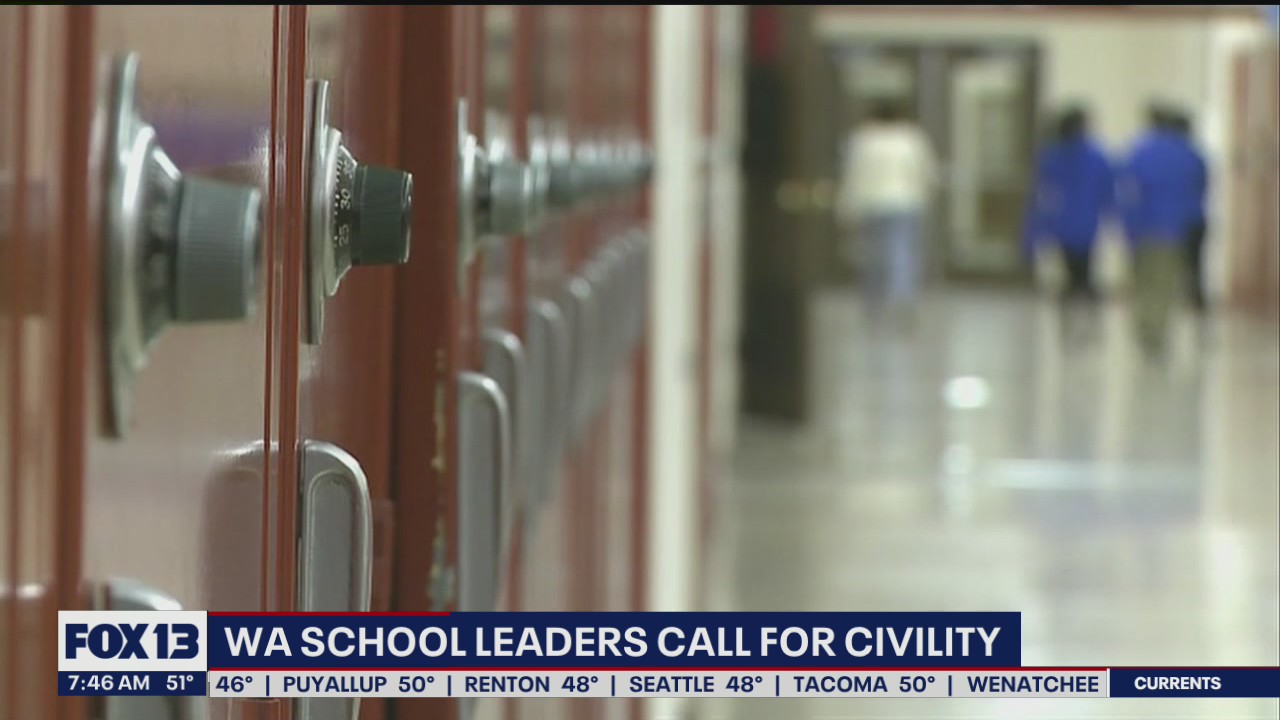 Washington school leaders call for civility