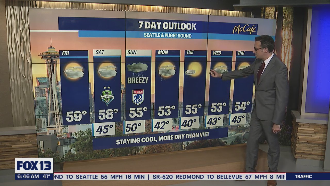 Waking up to cloudy skies, chilly temperatures