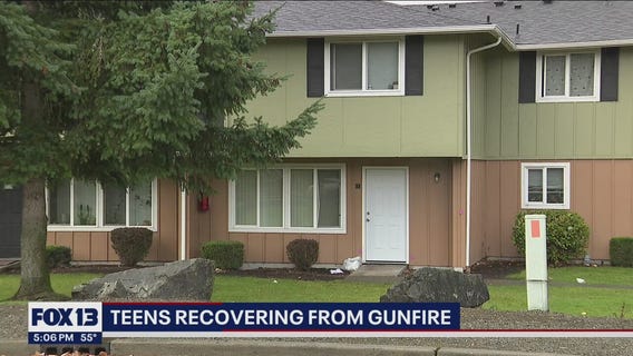 Teens recovering from gunfire