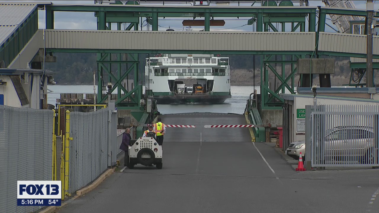Washington State Ferries cancels 16 sailings