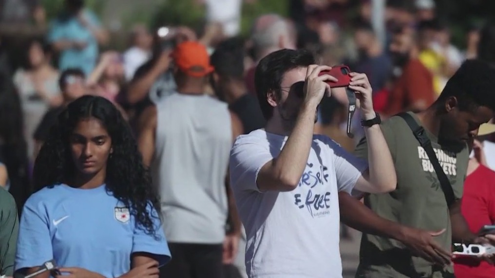 Inside Phoenix's largest 'Ring of Fire' eclipse watch party