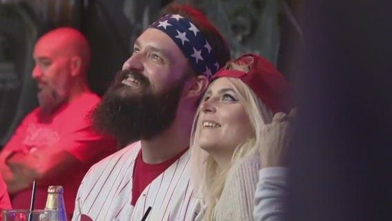 Local Phillies fans embrace team's game 2 win over D-backs