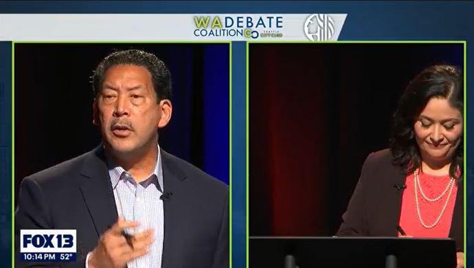 Seattle mayoral candidates square off in debate