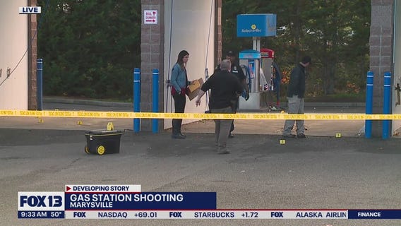 Man injured in shooting at Marysville gas station