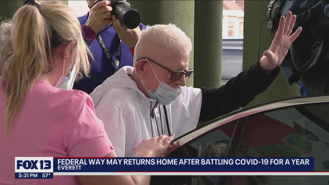 Federal Way man returns home after year-long battle with COVID