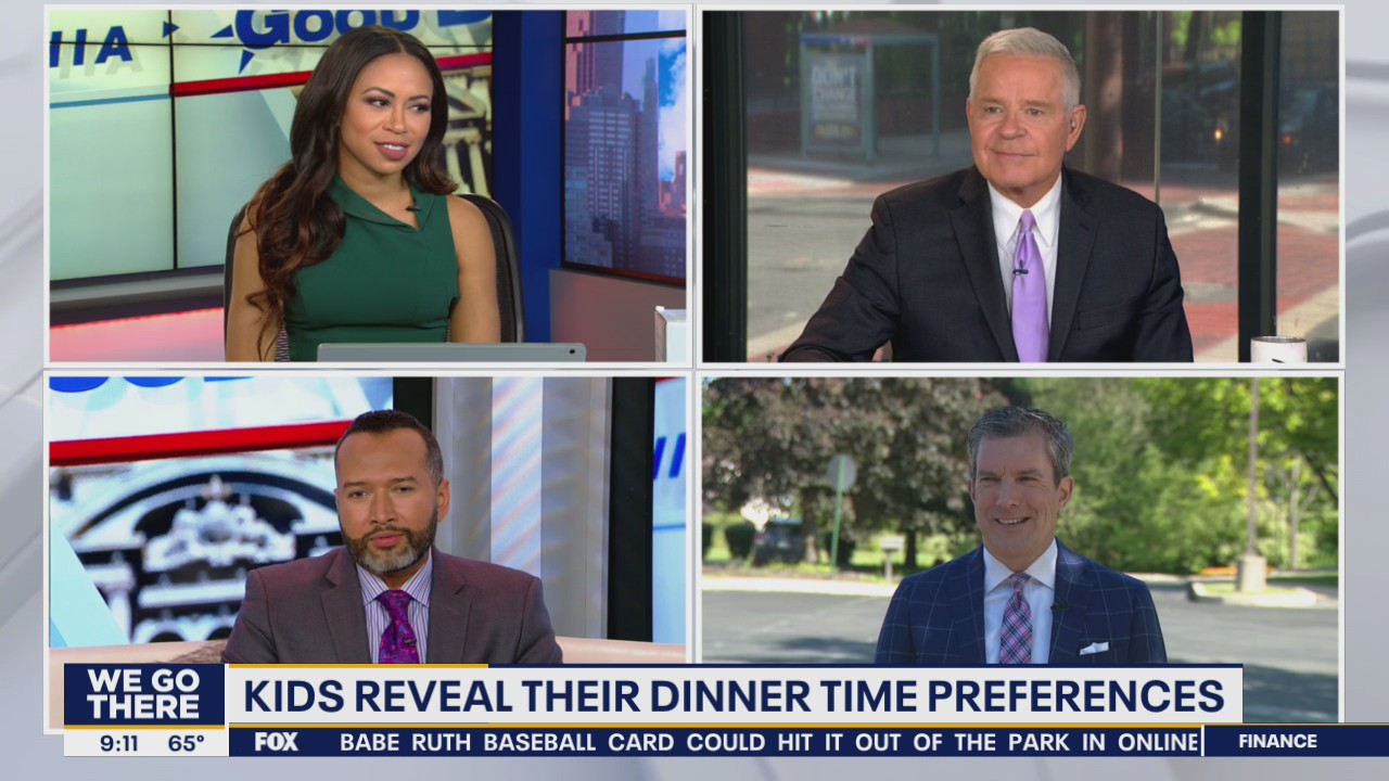 Kids reveal their dinner time preferences