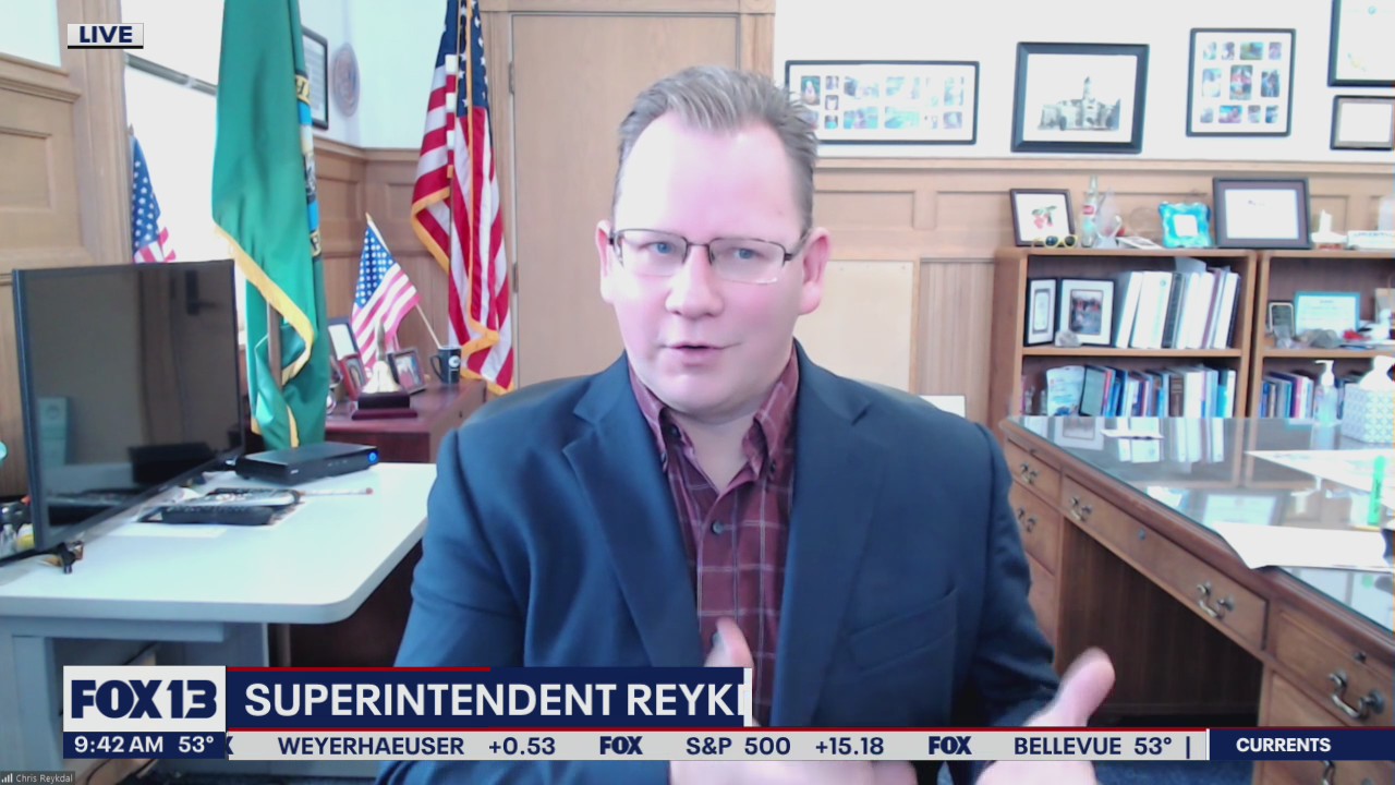 State Superintendent Chris Reykdal talks about vaccinating kids