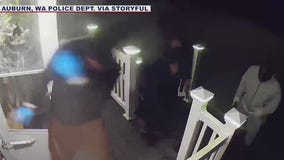 Shocking video shows homeowner firing at intruders