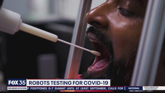 Robots testing for COVID-19
