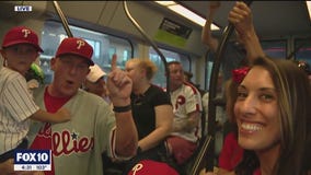 NLCS: Baseball fans using light rail to get to Game 4