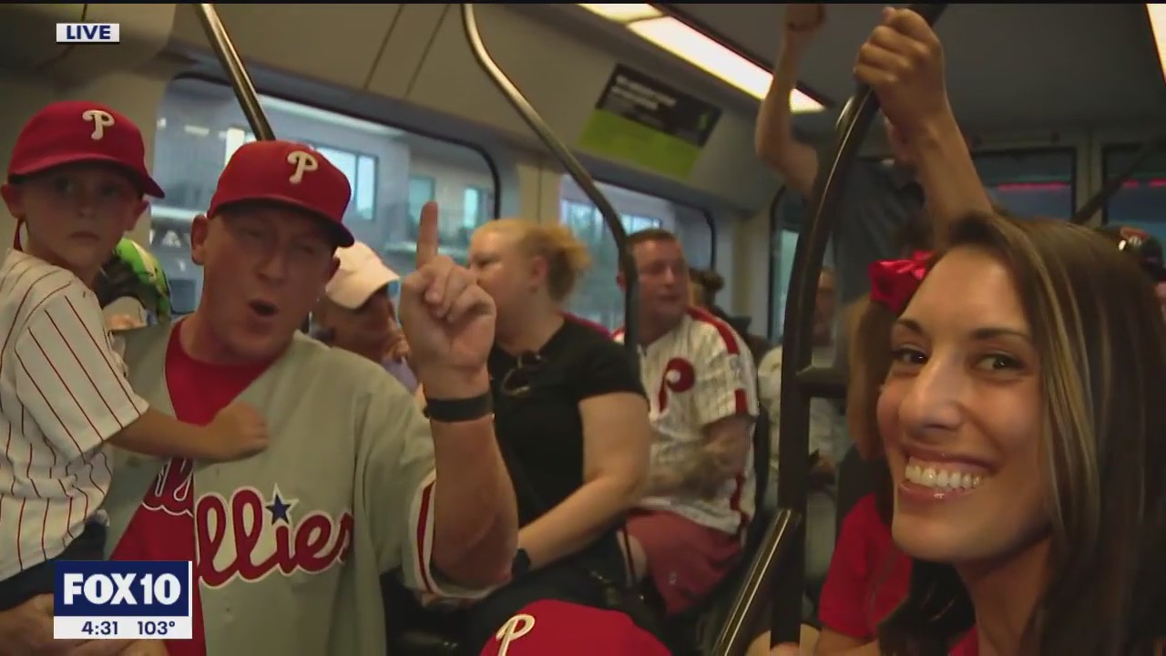 NLCS: Baseball fans using light rail to get to Game 4