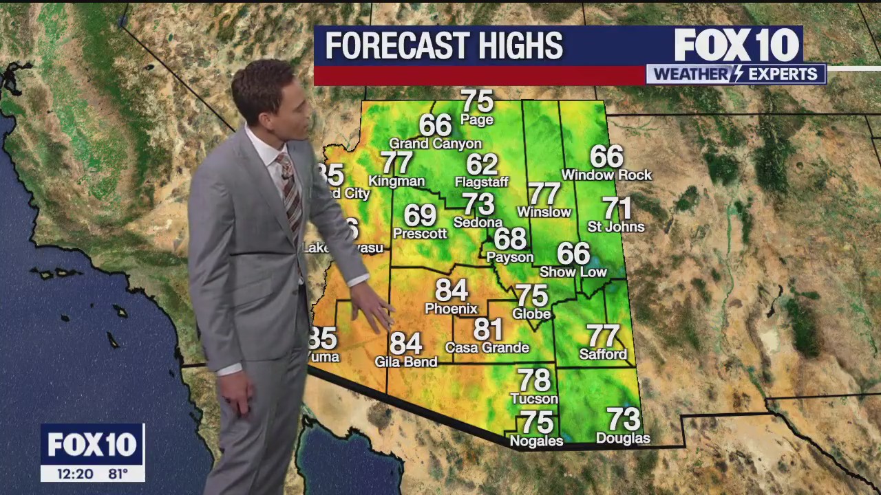 Noon Weather Forecast - 10/24/23