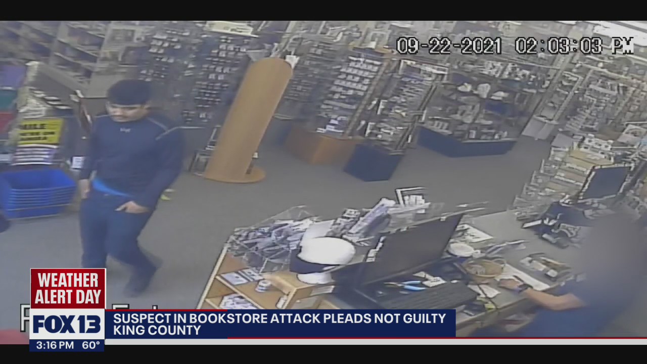 Suspect accused of attacking 70-year-old woman in bookstore pleads not guilty