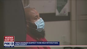 Triple murder suspect now held with NO bail in King County