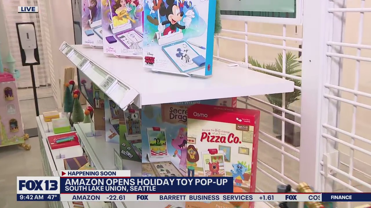 Amazon opens holiday toy pop-up