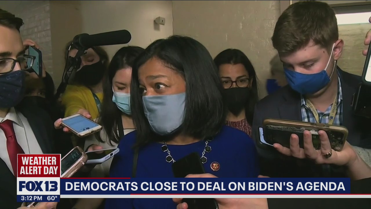 Democrats close to deal on Biden's agenda