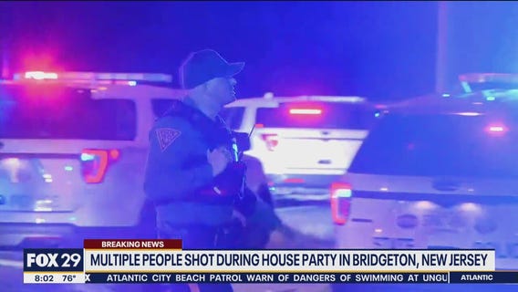 Multiple people shot during house party in Bridgeton, New Jersey, officials say