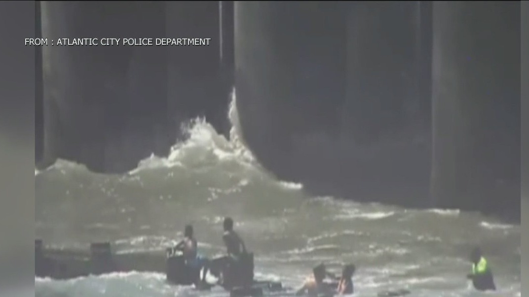 Multiple children rescued from ocean in separate incidents in Atlantic City