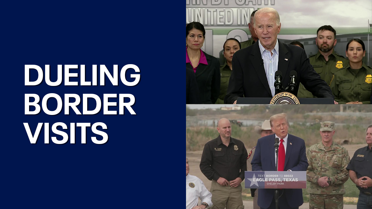 Biden, Trump make dueling border visits
