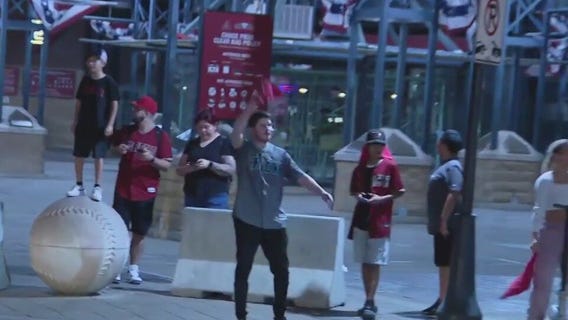 D-backs fans take on downtown Phoenix