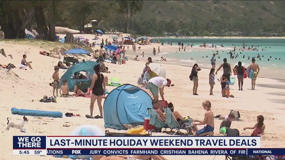 Last-minute holiday weekend travel deals