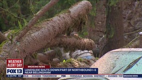 Landslide shuts down I-5 near Bellingham