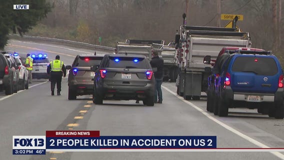 2 people killed in crash on US 2 near Monroe